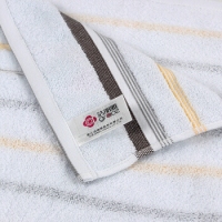 洁丽雅6410，34*74CM纯棉吸水毛巾（1/10/200）数字字母柔软亲肤 优雅家居男女情侣洗脸毛巾全棉大面巾 洁丽雅毛巾