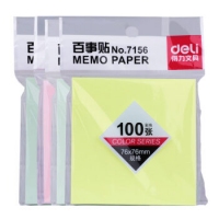 得力7156，76*76彩色百事贴（1/12/216）3*3便利贴，学生便利贴，...