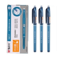 晨光18217，热可擦中性笔12/144/1728）晨光AKP18217 摩易擦中性笔 黑色 蓝色 墨蓝
