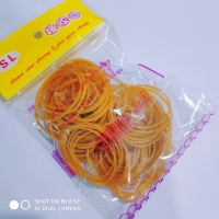 SL50 黄色橡皮筋（1/100），袋装橡皮筋