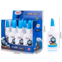 得力9631，40ml白胶托马斯系列(1/学生胶水办公用液体胶可擦可水洗单只 9631 40ml/瓶