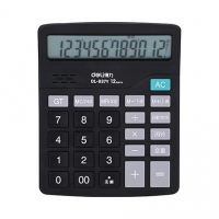 得力837Y，语音计算器（1/20/120）得力计算器桌面计数器商务带声音计算器