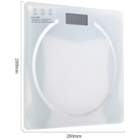 得力86101，健康秤体重秤（1/10）迷你经济准确高精度家用电子称经济款