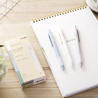 得力A003B-02，中性笔0.5mm(黑)学生中性笔签字笔水笔清新风中性笔 