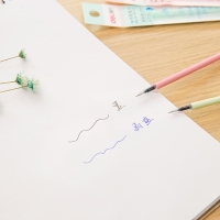 得力A726，0.35mm学生中性笔笔芯(20/240/2880)替芯全针管细字记账签字笔芯