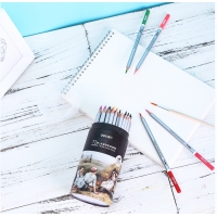 得力68114，72色水溶性彩铅（1/6/36）美术用品学生专业绘画工具72色彩色铅笔