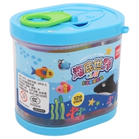 得力6472，12色彩泥（1/18/72）配带模具橡皮泥 彩色像皮泥