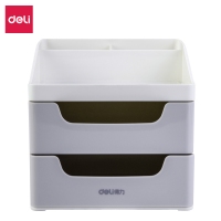 得力8901，桌面文具收纳盒（1/24）学生学习用品桌面时尚创意多功能办公用品 