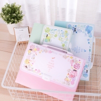 得力5876，A4风琴包多层插袋风琴包（1/12/48）时尚彩色办公手提文件包公文包 