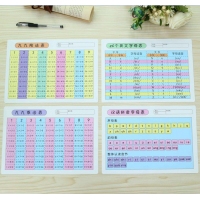 小天使小学生教学垫板 九九乘法表垫板 九九除法表垫板 26个英文字母垫板 汉语拼...