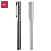 得力A18，0.5mm乐素高倍密度中性笔（1/24/288）学生用乐素碳素笔书写顺滑子弹头单支装