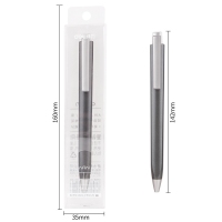 得力A19，0.5mm中性笔乐素办公商务签字笔(1/24/288)学生书写用子弹头碳素笔 