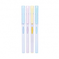 得力A447，0.35mm淡雅系列学生中性笔(12/144/1728)全针管中性笔卡通可爱学生文艺小清新签字笔水笔