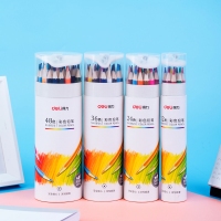 得力68124，36色彩色铅笔带卷笔刀（1/12/72）小学生美术专用绘图画画填色笔