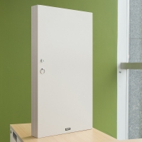 得力9327，150枚钥匙管理箱（1/3）钥匙管理柜磁性门锁可壁挂钥匙管理盒