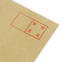 得力25201，A4牛皮纸信封40只/包（1/25）信封袋票工资袋牛皮纸 40个/包