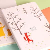 得力22219，32K80张时尚皮面本（1/20/80）梦旅时光时尚皮面本32K 80页 软面抄 笔记本记事本