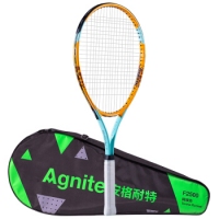 （特价）安格耐特F2500，铝合金分体网球拍-一口价（1/20） 青少年练习健身运动 防滑减震手柄 成人大框型网球拍 橙色