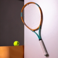 （特价）安格耐特F2500，铝合金分体网球拍-一口价（1/20） 青少年练习健身运动 防滑减震手柄 成人大框型网球拍 橙色