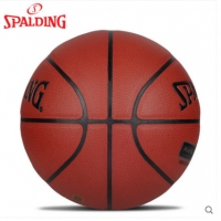斯伯丁76-017Y，7号篮球（1/12）室内室外NBA成人学生比赛蓝球PU材质NBA经典室内篮球