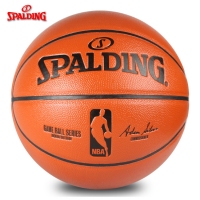 斯伯丁74-570Y，7号篮球(1/12)室内外水泥地耐磨篮球NBA比赛用球PU...