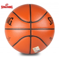 斯伯丁74-570Y，7号篮球(1/12)室内外水泥地耐磨篮球NBA比赛用球PU版