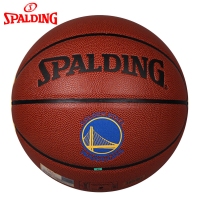 斯伯丁74-645Y，NBA比赛7号篮球（1/12）室外水泥地耐磨吸湿斯蒂芬库里签名篮球