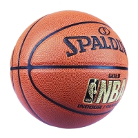 斯伯丁74-606Y，7号篮球经典NBA篮球（1/12）室内外比赛耐磨PU蓝球