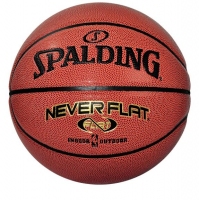 斯伯丁74-096Y，7号篮球(1/12)室内外水泥地耐磨篮球NBA比赛用球防尘防漏气球嘴室内外兼用PU蓝球