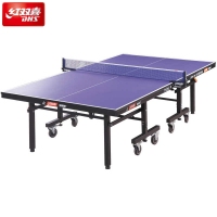 红双喜T1223，高级单折式乒乓球台可折叠移动式乒乓球桌比赛用球台