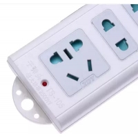 子弹头TS105，6米超长线安全排插（1/40），2+3安全插座6米线长，2位五孔+3位两孔排插，总控开关插座/插排/插线板/接线板/排插/拖线板