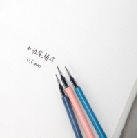 得力A816，0.5mm乐素学生中性笔笔芯(20/240/2880)