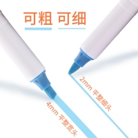 白雪PVP616，6色78支直液式荧光笔套装/送笔架（1/20）白雪PVP616直液式淡彩系列标记笔彩色记号笔水笔6色学生彩笔