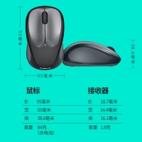 罗技MK235，二代无线鼠标（1/24）优联台式光电智能鼠标无线办公省电M215升级 