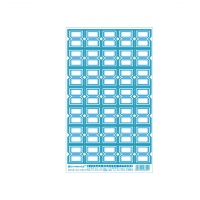 构思6303/6304，中号标签纸不干胶口取纸价格标贴纸商务分类标价贴自粘性小贴纸