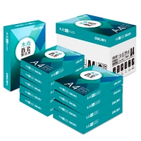 得力Z7518，木尚复印纸（4包装）80gA4多功能静电复印纸（8包装）打印纸，传真纸