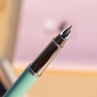 得力S661，练字专用钢笔(1/20/120)可替换墨囊钢笔 暗尖0.38