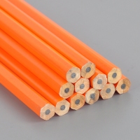 小树苗S3073，12支装盒装铅笔（1/24/240）水果系列铅笔，HB铅笔带彩色橡皮头