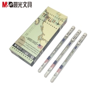 晨光AGP67107，0.38mm国旗系列中性笔（12/144/1728）可爱学...