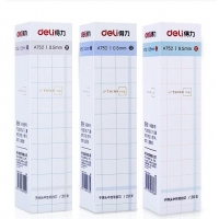 得力A752，0.5mm子弹头签字笔通用替芯（20/240/2880）碳素笔学生黑色笔芯