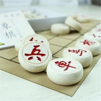 航海家3035，实木中国象棋(1/120） 成人套装便携棋盘儿童学生比赛用象棋