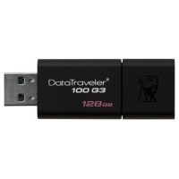 金士顿DT100G3,128G伸缩滑盖U盘 USB3.0优盘