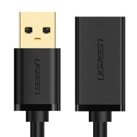 绿联10373，2米USB延长线-3.0（1/48）UGREEN绿联 USB3.0延长线公对母 高速传输数据连接线 电脑U盘鼠标键盘打印机充电器加长线 2米 黑 10373