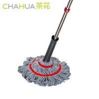 茶花4713，自拧水旋转拖把（1/24）家用免手洗拖把头挤水线拖布地拖墩布拖