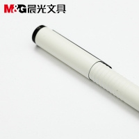 晨光AGPA1601，0.5mm学生考试办公商务签字笔（12/288/5760）金属黑色走珠笔中性笔