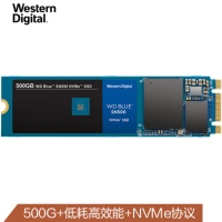 西部数据500GB SSD固态硬盘 M.2接口(NVMe协议)Blue SN50...