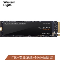 西部数据1TB SSD固态硬盘（1/24） M.2接口(NVMe协议) Blac...