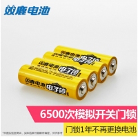 双鹿LR6，5号专用电子锁电池（4/40/720）电子锁专用电池5号智能锁刷手牌环碱性电池