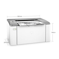惠普（HP）LaserJet Ultra M106w黑白激光打印机