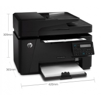 惠普（HP）M128fn黑白激光打印机 多功能一体机